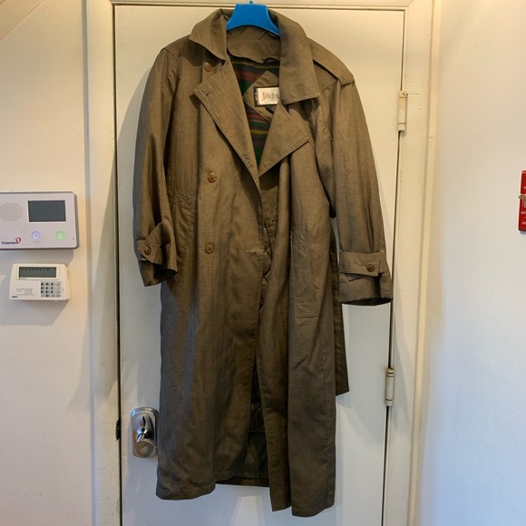 Vintage Neiman Marcus Trench Coat Women Size 10 - Picture 1 of 12